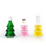 Christmas Tree Diffuser Bottle 80ml Glass Green Aromatherapy Bottle | Honghua Glass