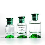 Luxury Empty Custom Perfume Bottle Green 30ml 50ml Glass Spray Bottle | Honghua Glass