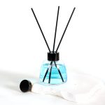 Round Frosted Dark Diffuser Bottle 100ml Colored Glass Reed Diffuser Bottle | Honghua Glass