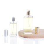 25ml 50ml 100ml Classic Flat Square Glass Perfume Bottle | Honghua Glass