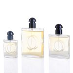 25ml 50ml 80ml Luxury Flat Round Premium Branded Glass Pump Spray Perfume Bottle | Honghua Glass