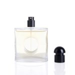 25ml 50ml 80ml Luxury Flat Round Premium Branded Glass Pump Spray Perfume Bottle | Honghua Glass