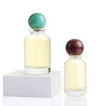 30ml 50ml 100ml Cylinder Glass Perfume Bottle With Unique Ball Cap | Honghua Glass