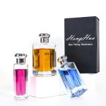 Square Perfume Bottle 30ml Spray Bottle Refillable Perfume Atomizer With Logo | Honghua Glass