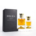 Gold Perfume Bottle 30ml 50ml 100ml Glass Cosmetic Spray Bottle With Lid | Honghua Glass