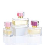 30ml 50ml 100ml eLuxury Dwarf Rectanglar Glass Spray Ibhotile yePerfume eneKephu ePinki | Iglasi yeHonghua