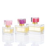 30ml 50ml 100ml eLuxury Dwarf Rectanglar Glass Spray Ibhotile yePerfume eneKephu ePinki | Iglasi yeHonghua