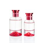 30ml 50ml 100ml Luxury Red Volcano Bottom Spray Perfume Bottle Glass | Honghua Glass