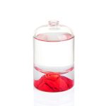 30ml 50ml 100ml Luxury Red Volcano Bottom Spray Perfume Bottle Glass | Honghua Glass