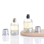 30ml 50ml 100ml Luxury Silver Volcano Bottom Spray Perfume Bottle Glass | Honghua Glass