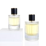 30ml 50ml 100ml Vertical Stripe Cylinder Glass Perfume Bottle | Honghua Glass