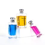 Square Perfume Bottle 30ml Spray Bottle Refillable Perfume Atomizer With Logo | Honghua Glass