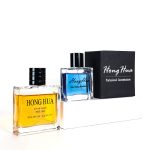 Custom Perfume Bottle 50ml 100ml Flat Square Spray Bottle For Perfume | Honghua Glass