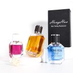 Unique Perfume Bottles 50ml Spray Bottle Crimp 100ml Perfume Bottle With Box | Honghua Glass