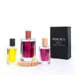 Square Glass Perfume Bottle Packaging With Logo 30ml 35ml 50ml 100ml | Honghua Glass