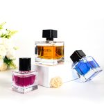 Empty Luxury 18ml 30ml 50ml 100ml Square Perfume Bottle Glass Spray Bottle | Honghua Glass