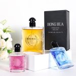 Luxury Flat Perfume Bottle 25ml 50ml 80ml New Square Glass Perfume Spray Bottle | Honghua Glass