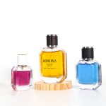 Unique Perfume Bottles 50ml Spray Bottle Crimp 100ml Perfume Bottle With Box | Honghua Glass