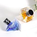 Empty 70ml Diamond Perfume Bottle Glass Luxury Spray Bottle | Honghua Glass