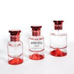 Red Perfume Bottle 30ml 50ml 100ml Volcano Bottom Design Perfume Spray Bottle | Honghua Glass