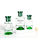 Luxury Empty Custom Perfume Bottle Green 30ml 50ml Glass Spray Bottle | Honghua Glass