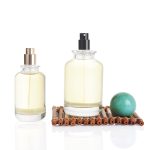 30ml 50ml 100ml Cylinder Glass Perfume Bottle With Unique Ball Cap | Honghua Glass