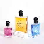 Luxury Flat Perfume Bottle 25ml 50ml 80ml New Square Glass Perfume Spray Bottle | Honghua Glass