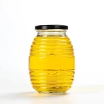 Wholesale Honeycomb Shape Glass Honey Jars - Honghua