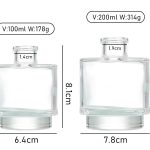 Factory 100ml 200ml Diffuser Bottle Aromatherapy Glass Bottle | Honghua Glass